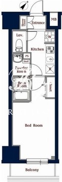 Nステージ上野 203 間取り図