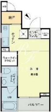 ベルファース新橋 401 間取り図