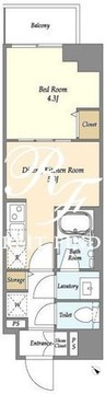 グランカーサ江戸川橋 505 間取り図