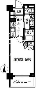 レジディア中落合 C506 間取り図
