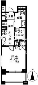 レジディア中落合 C209 間取り図