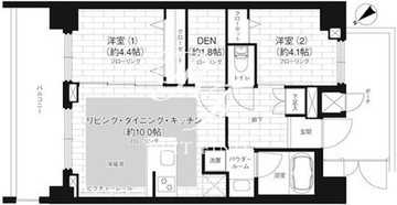 ステージファースト洗足池 607 間取り図