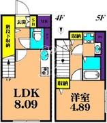エルファーロ大井町 402 間取り図