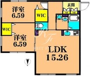 エルファーロ大井町 404 間取り図