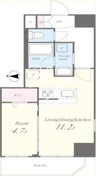 ラグラシア四谷 301 間取り図
