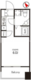 クレジデンス神谷町 1104 間取り図
