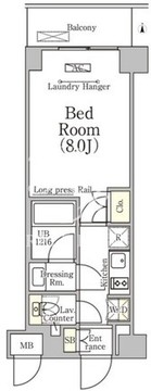 ベルファース大森山王 102 間取り図
