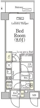 ベルファース大森山王 105 間取り図