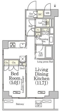 ベルファース大森山王 310 間取り図