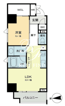 ベルファース本郷弓町 810 間取り図