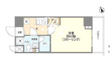メインテラス上野 1002 間取り図