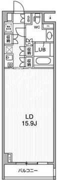 六本木デュープレックスエムズ 512 間取り図