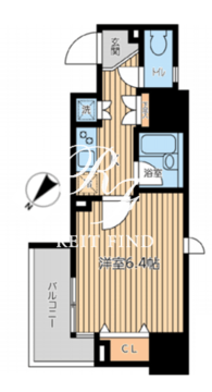 シティスパイア新川 201 間取り図