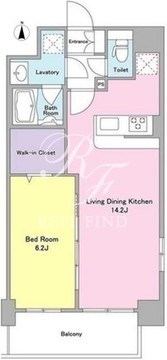 ラポール両国 301 間取り図