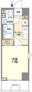 PRIME FORESHITA 305 間取り図