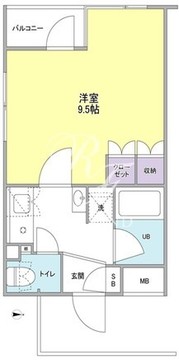 ディアレンス西麻布 306 間取り図