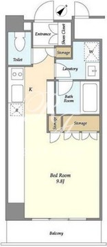 アパートメンツ都立大学 403 間取り図