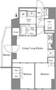 コスモグラシア池田山 301 間取り図