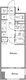 コスモグラシア池田山 1302 間取り図