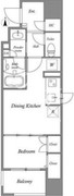 コスモグラシア池田山 203 間取り図