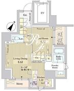 セレサ日本橋堀留町 801 間取り図