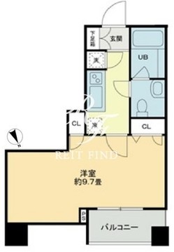 クロスレジデンス蒲田 207 間取り図