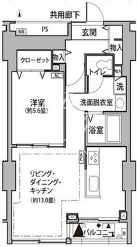 東雲キャナルコートCODAN 11-608 間取り図