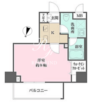 ベルフェリーク木場 702 間取り図