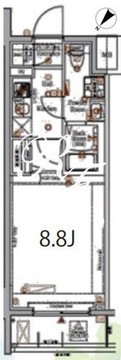 ログ永代橋 1104 間取り図