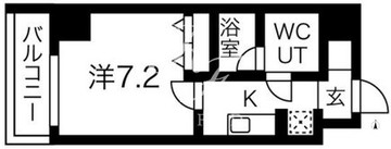 プレール・ドゥーク菊川 506 間取り図