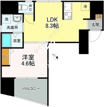 ラウレアタワー池袋 501 間取り図