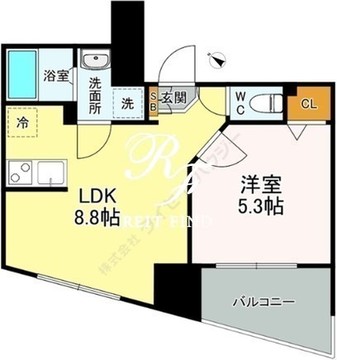 ラウレアタワー池袋 602 間取り図