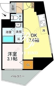 ラウレアタワー池袋 603 間取り図