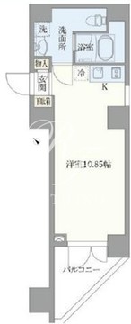 オープンブルーム東新宿 1003 間取り図