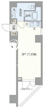 オープンブルーム東新宿 803 間取り図
