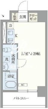 オープンブルーム東新宿 302 間取り図