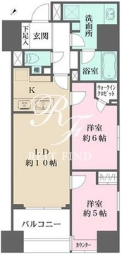 オルタナ日本橋 1104 間取り図