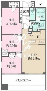 オルタナ日本橋 501 間取り図