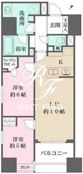 オルタナ日本橋 503 間取り図