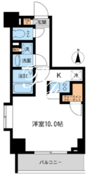プライムアーバン住吉2 201 間取り図