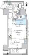 ルジュール神田須田町 604 間取り図
