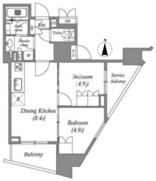 nido蔵前アベニュー 601 間取り図