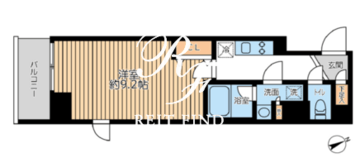 グランパセオ日本橋三越前 304 間取り図