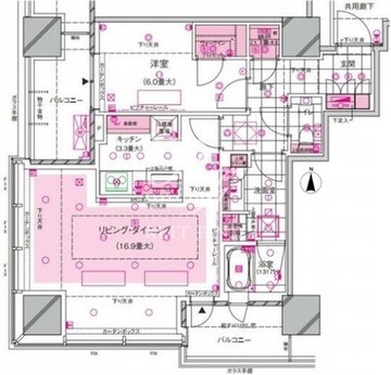 ブランズ渋谷桜丘 1811 間取り図