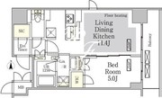 テラス御徒町 501 間取り図