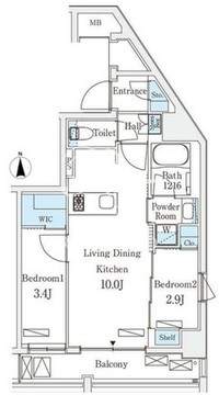 イプセ碑文谷 703 間取り図