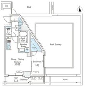 イプセ碑文谷 403 間取り図 ?>