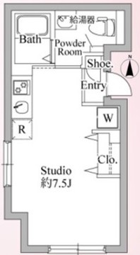 アラート錦糸町ノース 101 間取り図