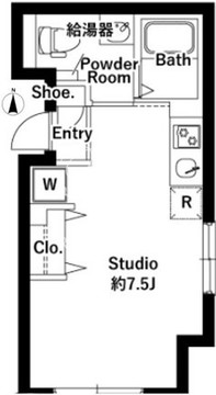 アラート錦糸町ノース 102 間取り図