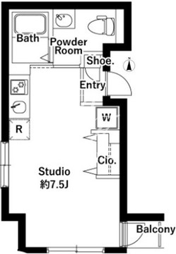 アラート錦糸町ノース 201 間取り図